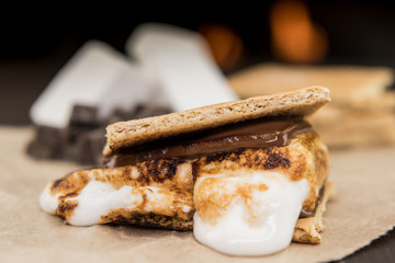 Ooey Gooey Marshmallow Smore