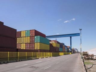 Fototapeta premium Container terminal