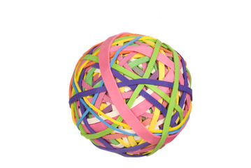 Rubber band ball