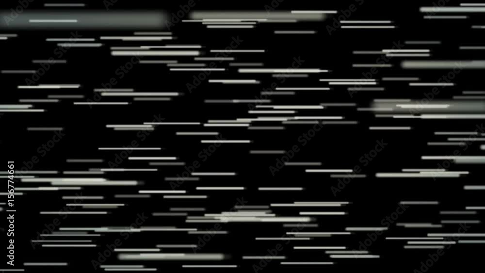 Poster white random horizontal rays moving sideways