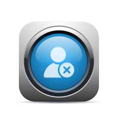 Square Push-Button - Vector