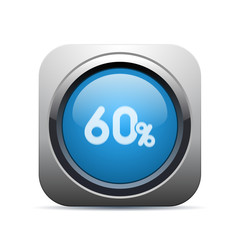 Square Push-Button - Vector