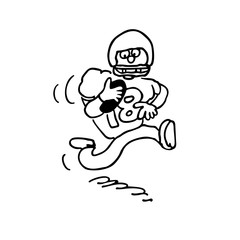 American Football Player with Ball in field, vector illustration cartoon. outlined cartoon handrawn sketch illustration vector.