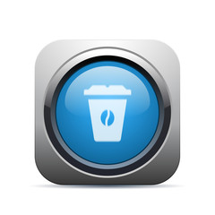 Square Push-Button - Vector