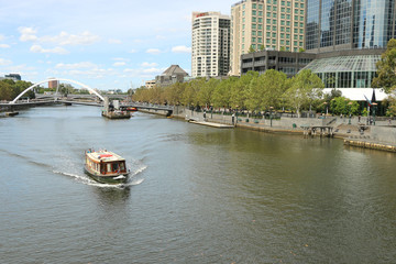 Southbank is an inner urban neighbourhood of Melbourne. Formerly an industrlai area and port of South Melbourne it was transformed in the early 1990s