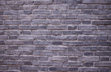 Ancient stone brick wall in Lijiang old town, Yunnan Province, China