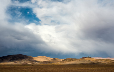 Northwest Argentina Desert Landscape, near near Paso de Jama, Argentina-Chile national border