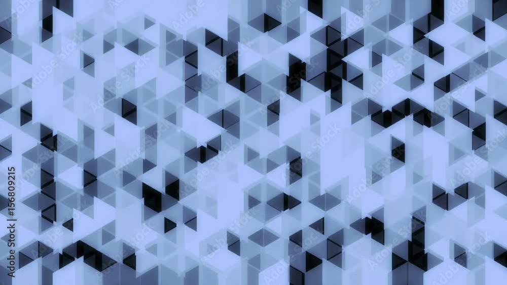 Poster triangle mosaic animated background v1