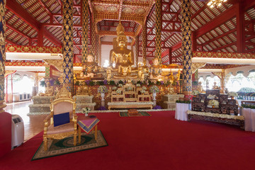 Suan dok temple  beautiful temple in chiangmai,Thailand