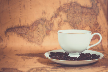 Coffee  on the map