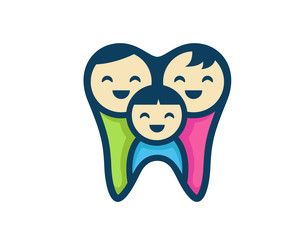 Modern Friendly Family Dental Clinic Logo