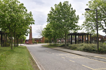 イギリスのニュータウン：ミルトン・キーンズの街並み
