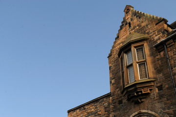Fototapeta premium Stepped Gable in Edinburgh, Scotland