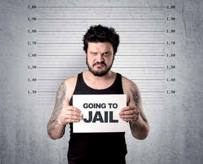 Thief in jail.