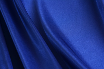青色の布　背景素材
