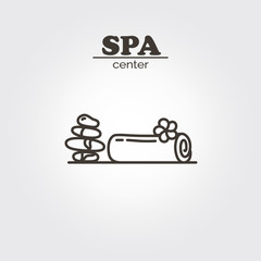 SPA center - logo template
