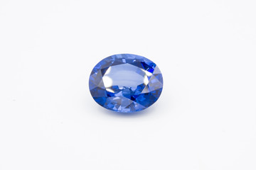 sapphire on white background, Blue sapphire Blue gems, Gem, Blue