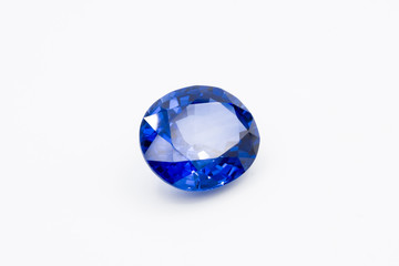 sapphire on white background, Blue sapphire Blue gems, Gem, Blue