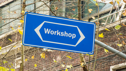 Obraz premium Schild 199 - Workshop