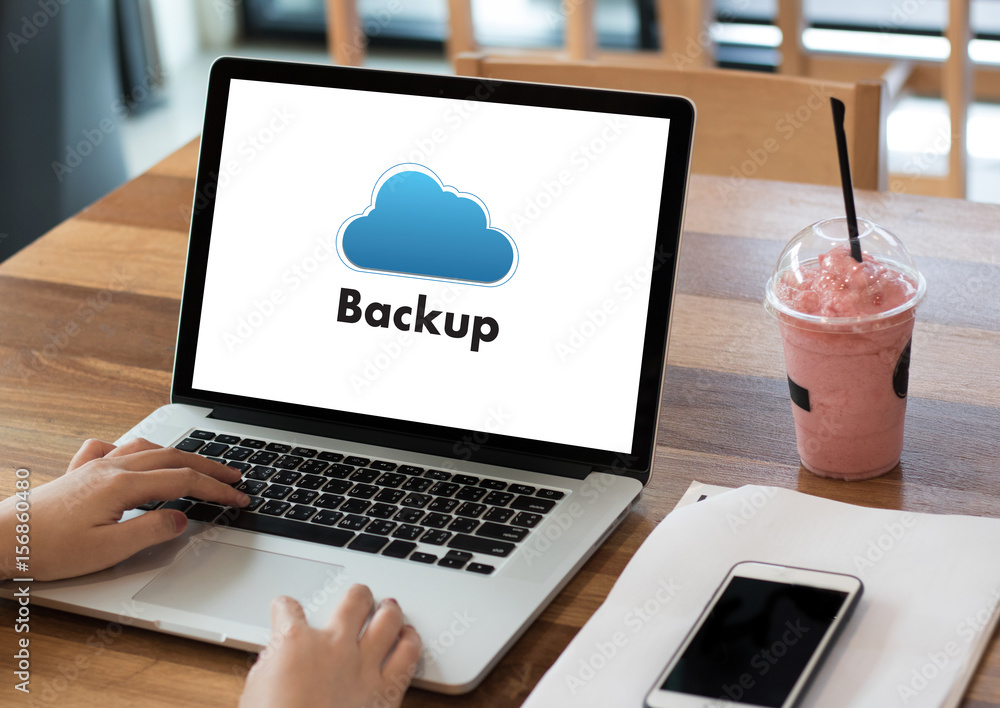 Aufkleber backup download copies of data, computing digital data transferring