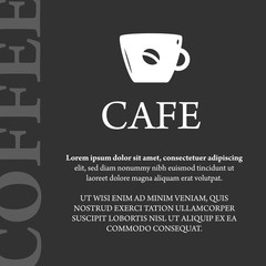 Cafe coffee banner