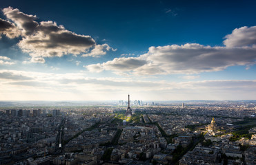 Eiffel tower ,Panorama view