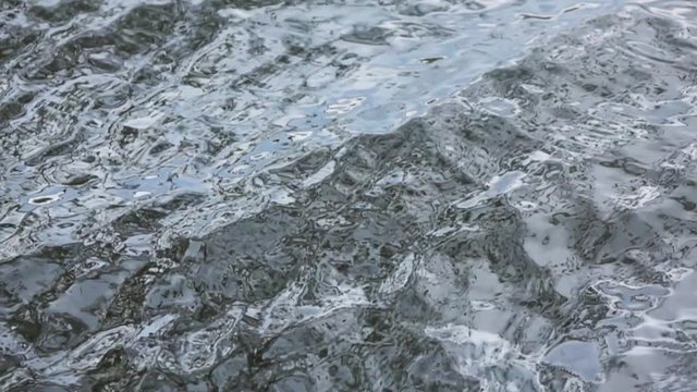 ocean water surface, slow motion