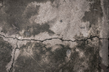 Fototapeta premium Crack cement texture broken background.