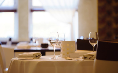 table set for meal