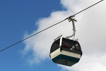 Cable Way in Nations Park in Lisbon, Portugal 