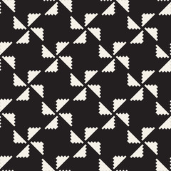 Shapes seamless pattern background. Stylish symmetric lattice.  Abstract geometric tiling mosaic