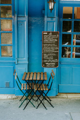 Cute french cafe in Paris