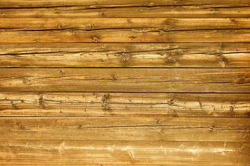Natural yellow colored pine wood panels as background