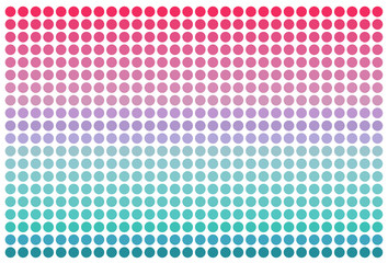 color dots pattern isolated on white background