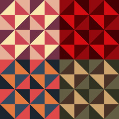 Fototapeta premium decorative pattern. different color option.vector illustration