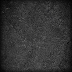 Dark grey black slate background or texture.