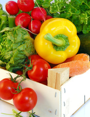 Gemüse und Kräuter