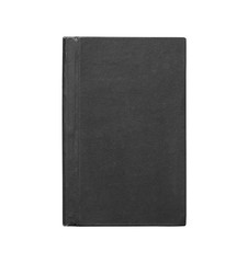 A Vintage Black Skin Leather Writing Notebook Book