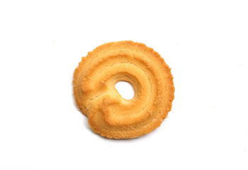 cookies on white background