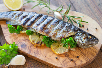 Grilled fish