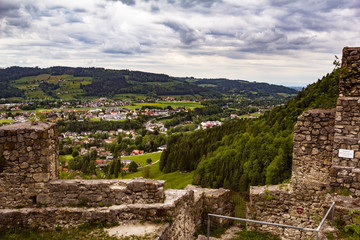Fototapeta premium Scharnstein, Burgruine