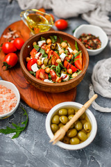 Spring vegetable salad