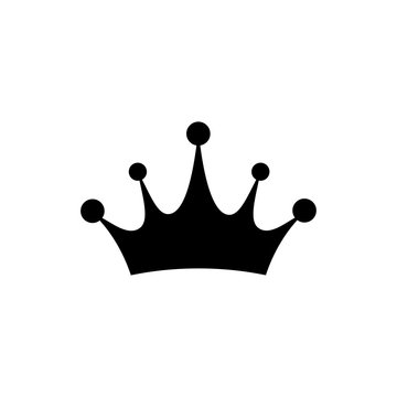 Crown icon on white background