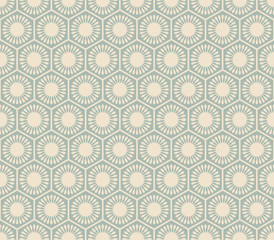 Antique seamless background polygon round flower geometry cell frame