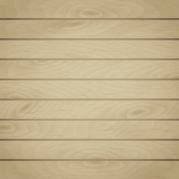 Cartoon square vector background with wooden boards