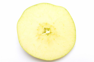 Naklejka na ściany i meble Slice of apple