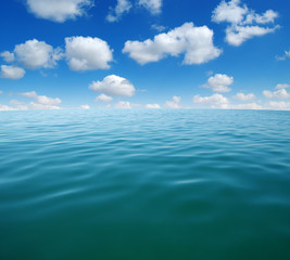 Obraz premium Blue sea water surface