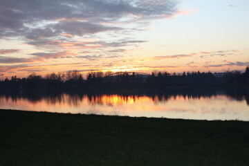 Fototapeta premium sunset milan