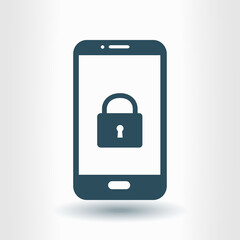 Internet security concept  icon. Identification and protection symbol.