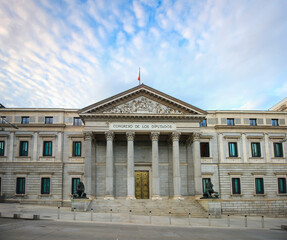 Fototapeta premium Congreso de los Diputados (Spanish parliament), Madrid